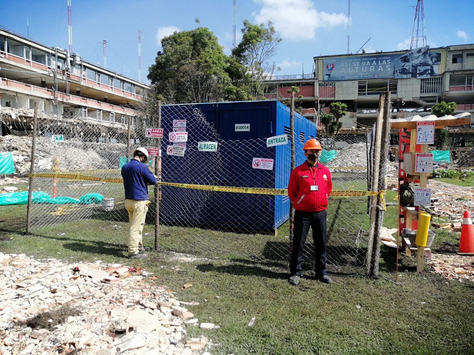 Adecuación de equipos modulares y polvorines certificados